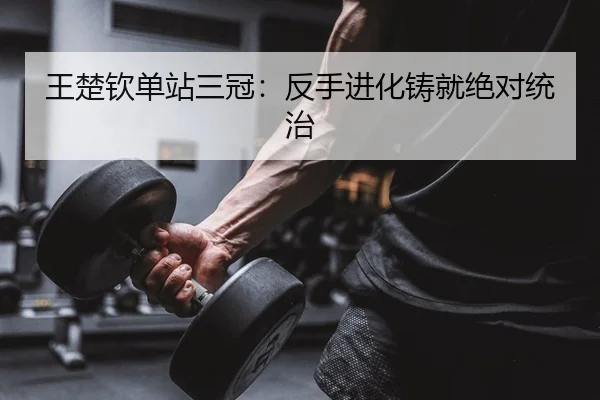 王楚钦单站三冠：反手进化铸就绝对统治
